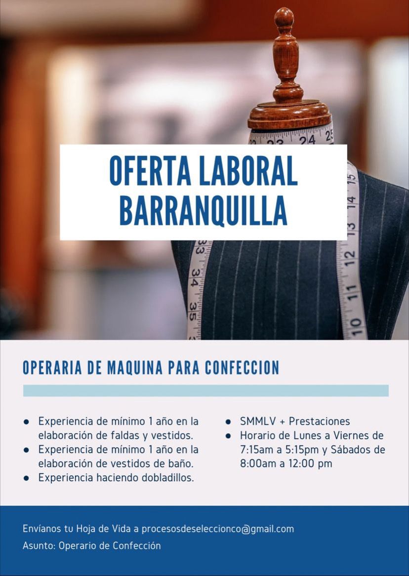 Vacante confecci%c3%92n