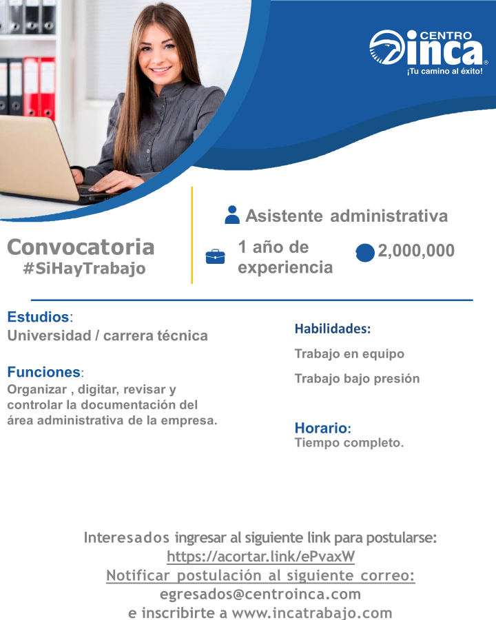 Asistente administrativo