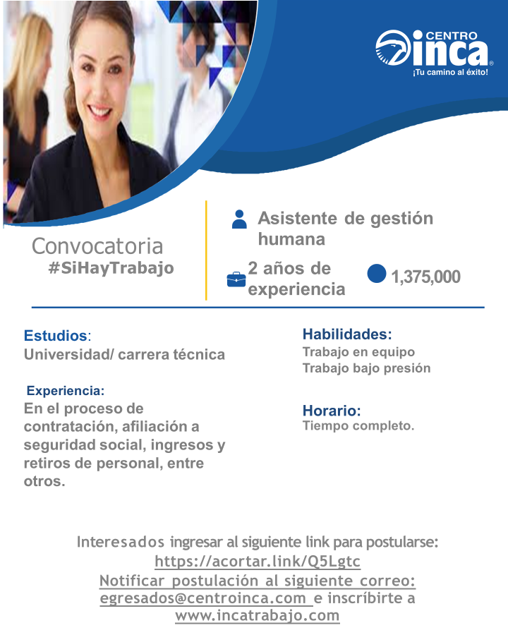 Asistente gestion humana