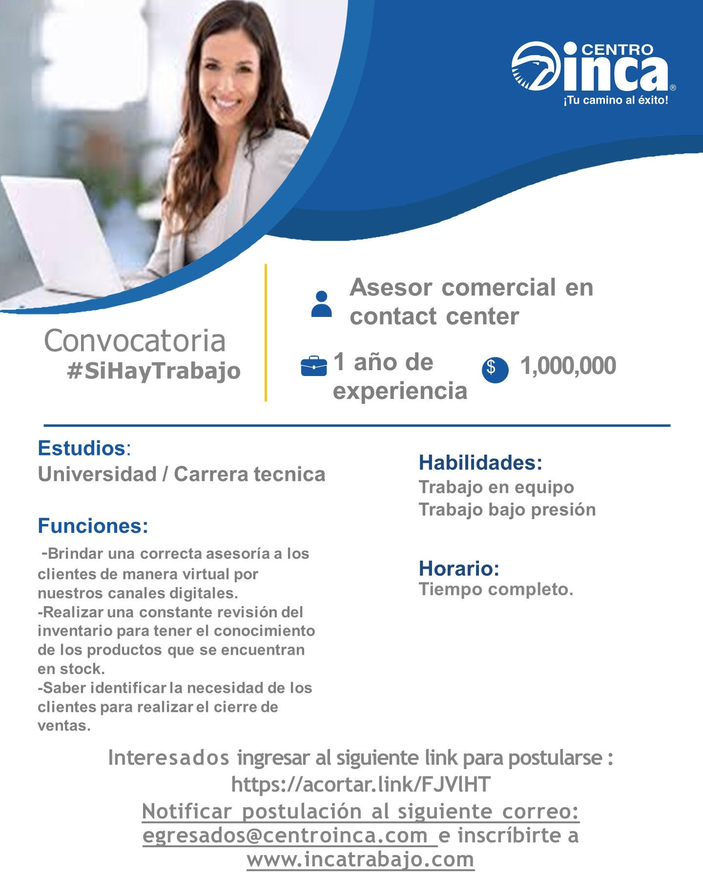 Asesor c contact center