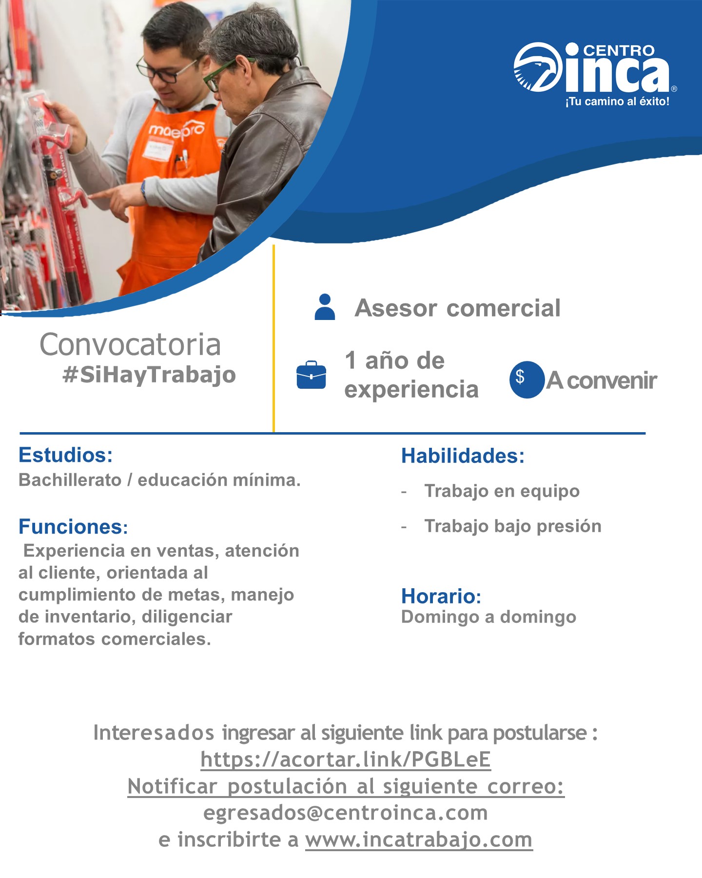 Asesor comercial