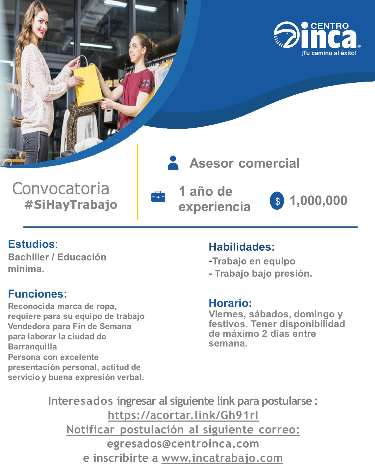Asesor comercial c