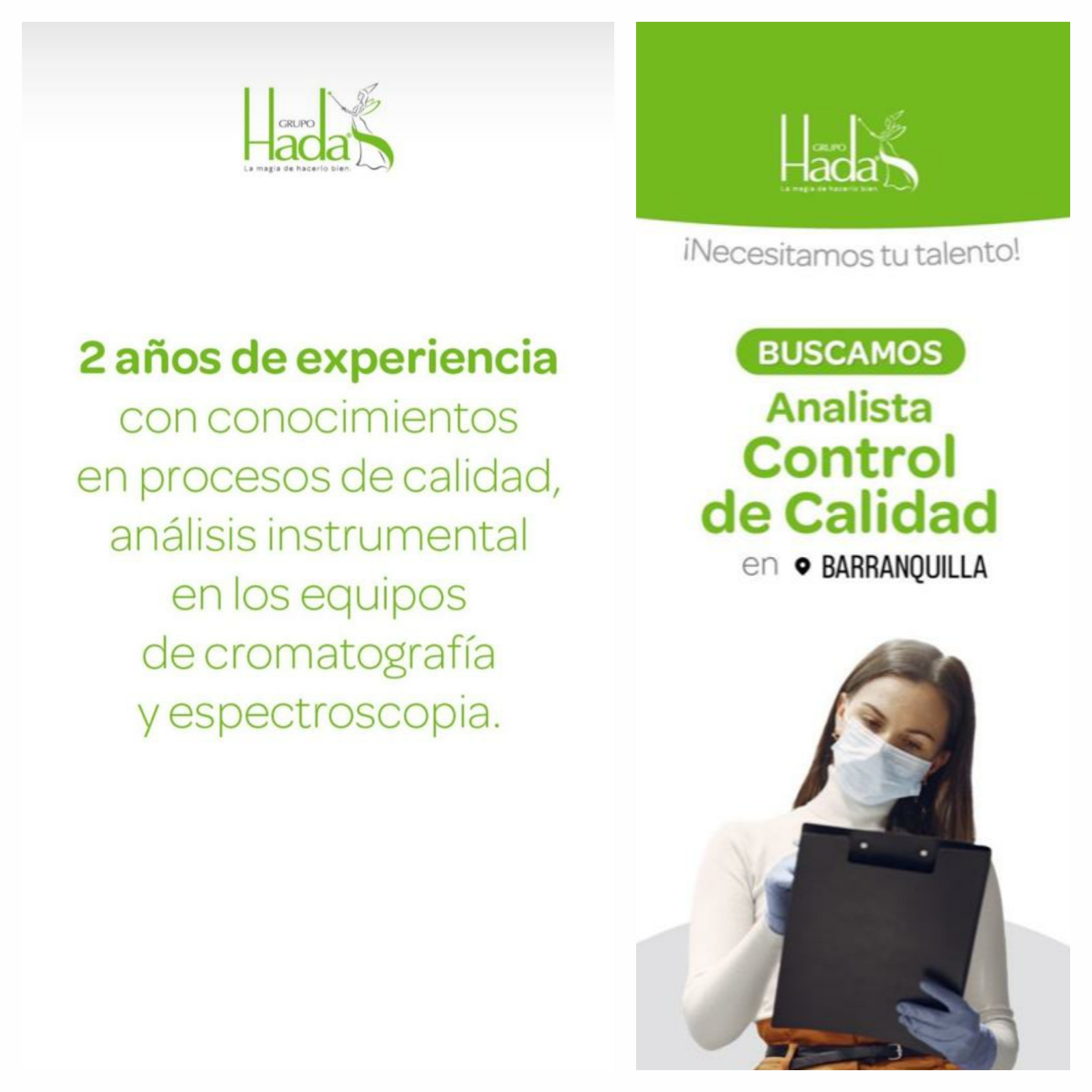 Analista control de calidad